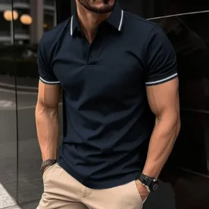 Men's Casual Spring Fitted Polo | Short Sleeve