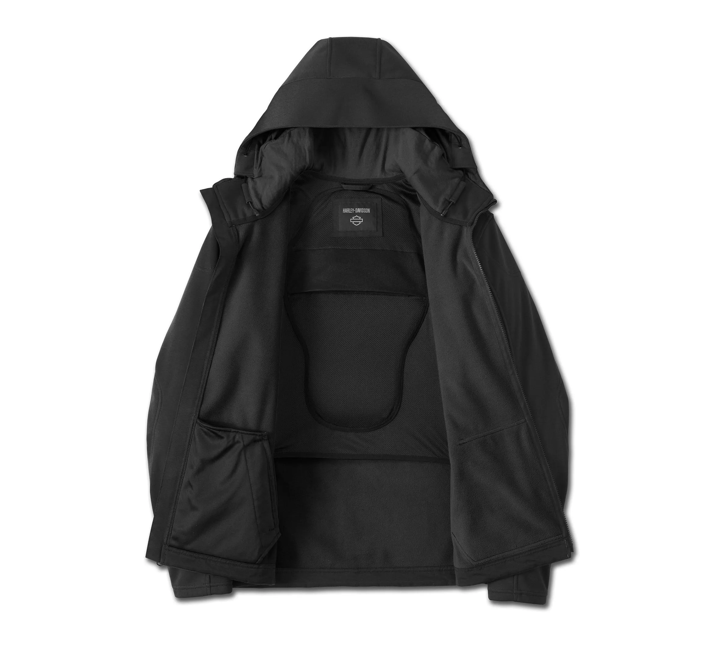 Men's Deflector 2.0  Riding Fleece - Harley Black