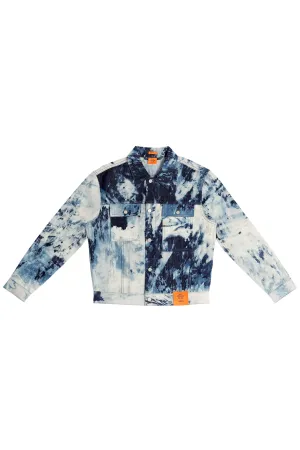 MEN'S HAND-BLEACHED INDIGO SOTO STRAIGHT CUT JEAN JACKET