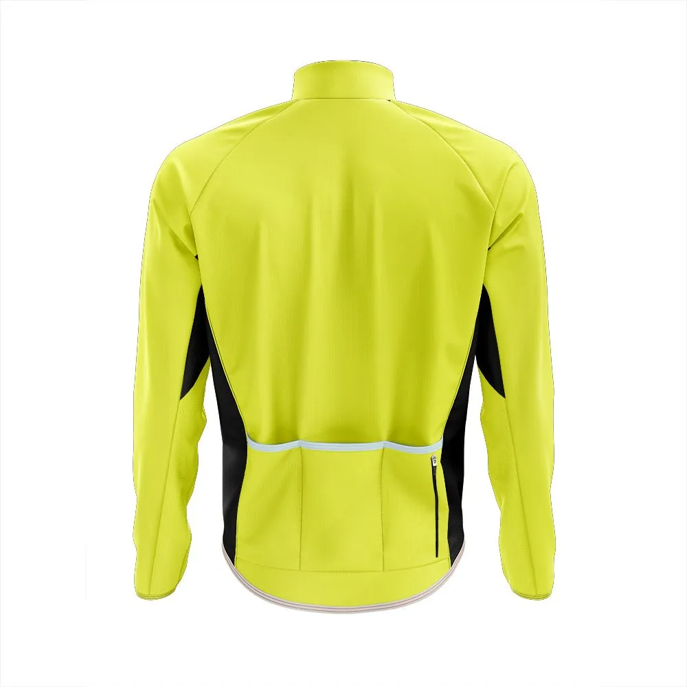 Mens Plain Hi-Vis Tor Winter Cycling Jacket