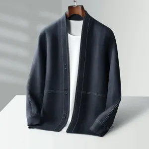 Men's Winter Button Down Long Sleeve Cardigan | Warm