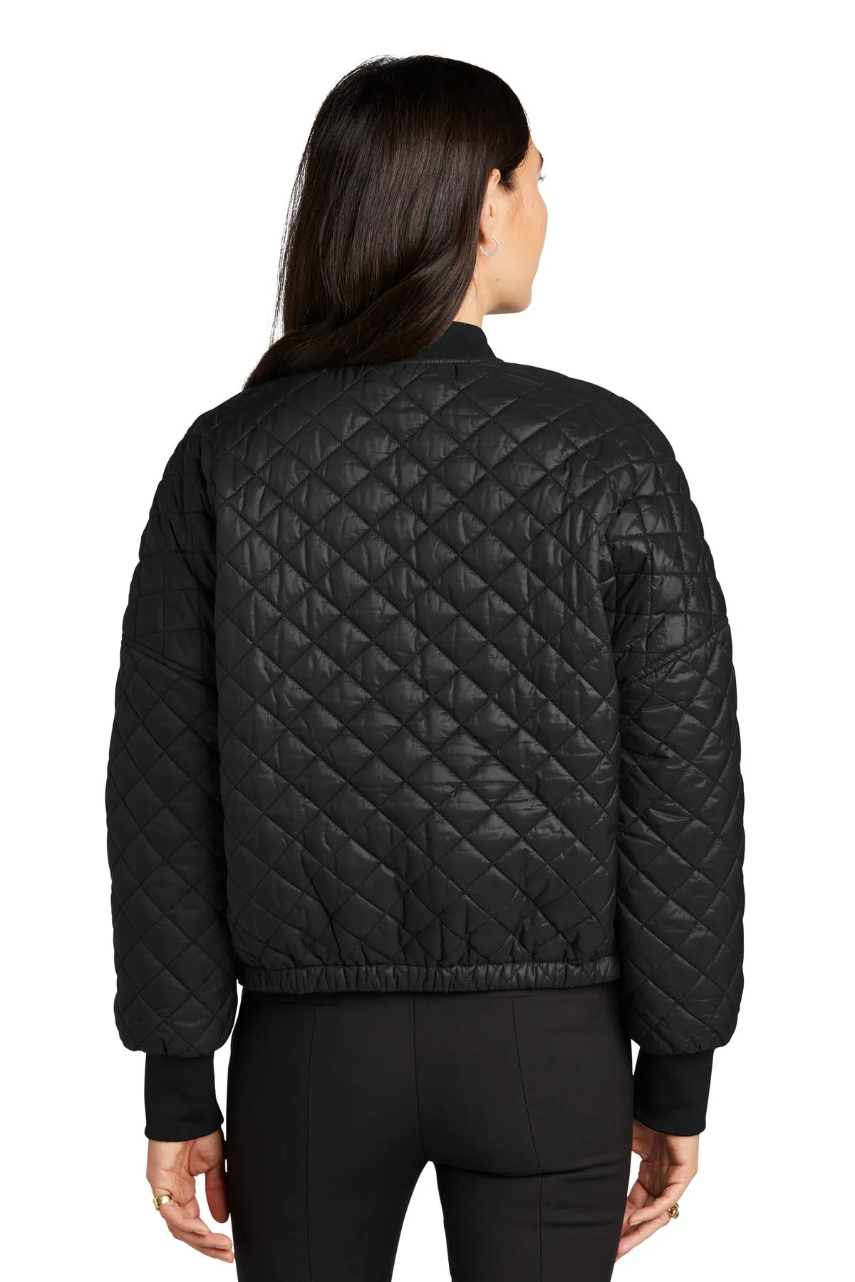 Mercer Mettle Women's Boxy Quilted Jacket MM7201 Deep Black