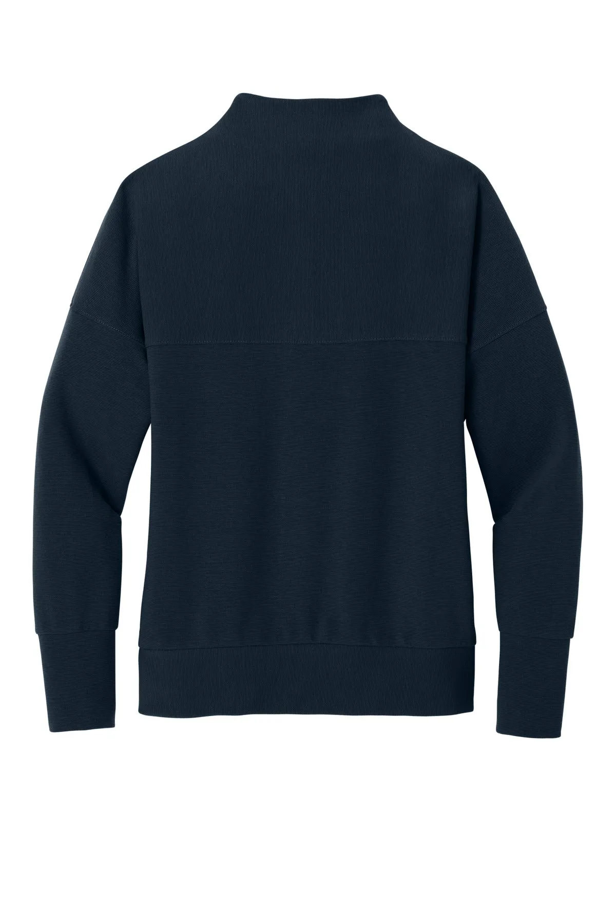 Mercer Mettle Women's Linear Texture 1/4-Zip MM3041 Night Navy