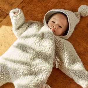 Merino Wool Snuggle Suit (Cloud)