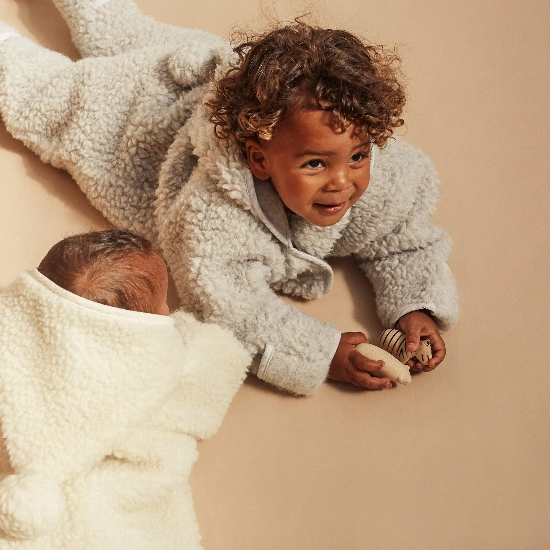 Merino Wool Snuggle Suit (Cloud)