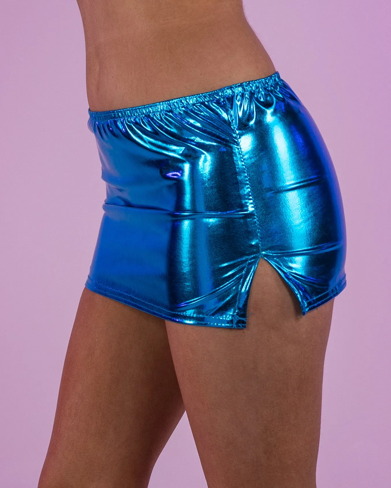 Metallic Micro Mini Skirt