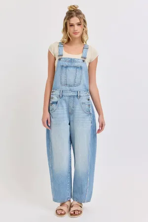 Mid Waisted Barrel Overall