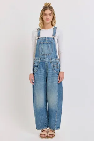 Mid Waisted Barrel Overall