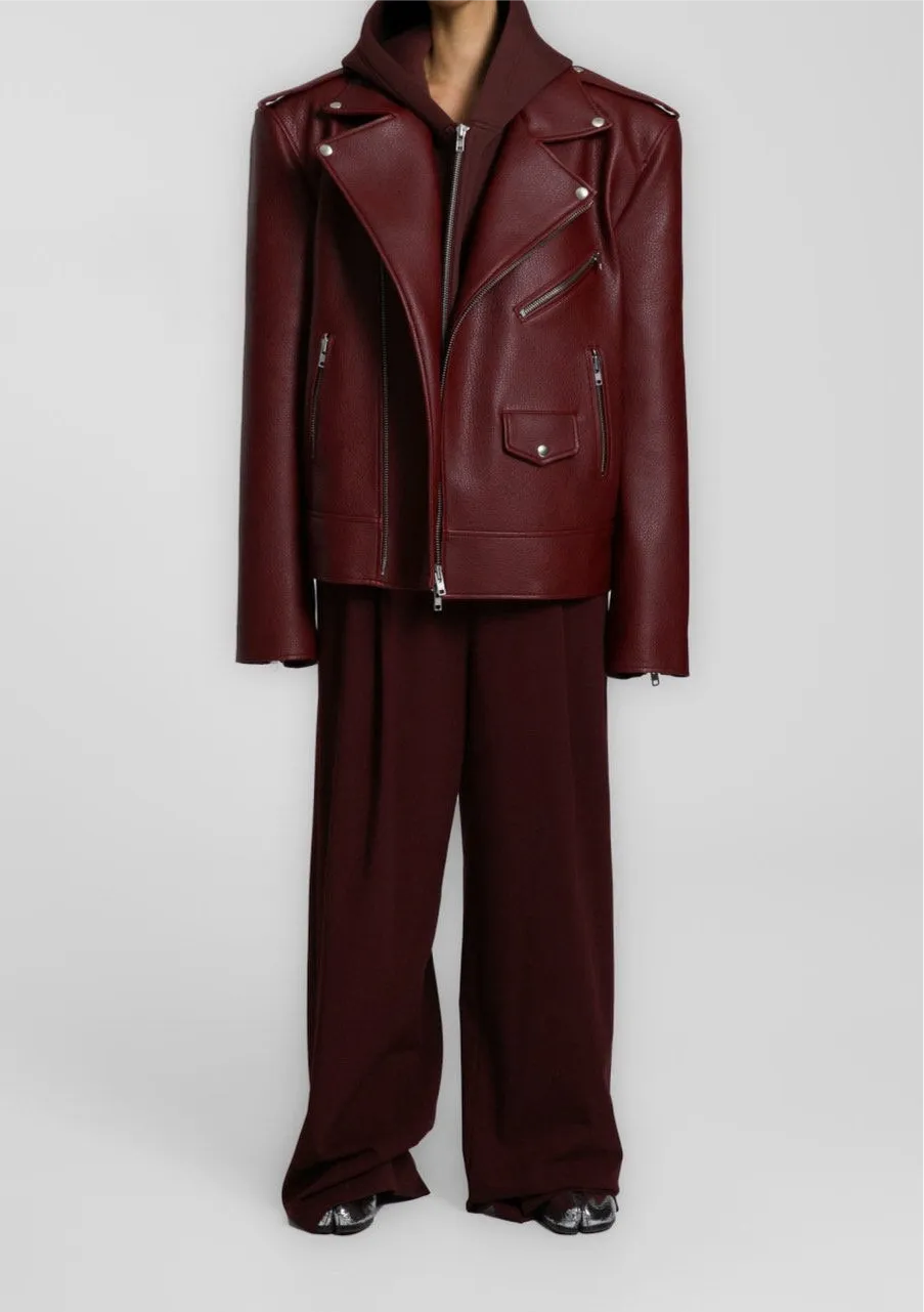 Mikal Burgundy Jacket