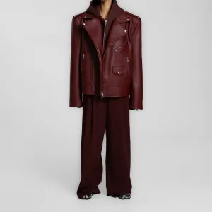 Mikal Burgundy Jacket
