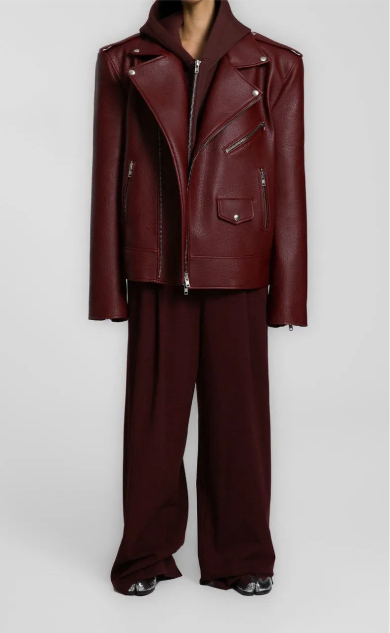 Mikal Burgundy Jacket