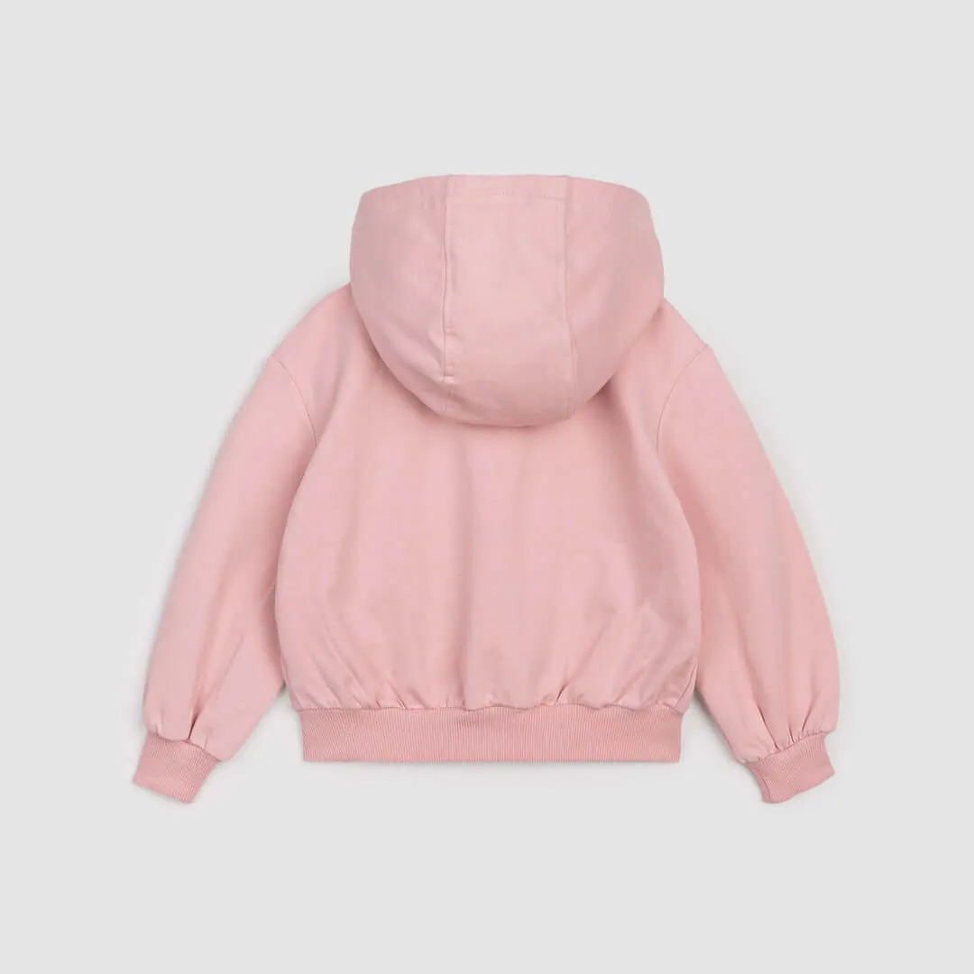 Miles The Label | Rose Miles Basics Girls' Zip-Up Hoodie