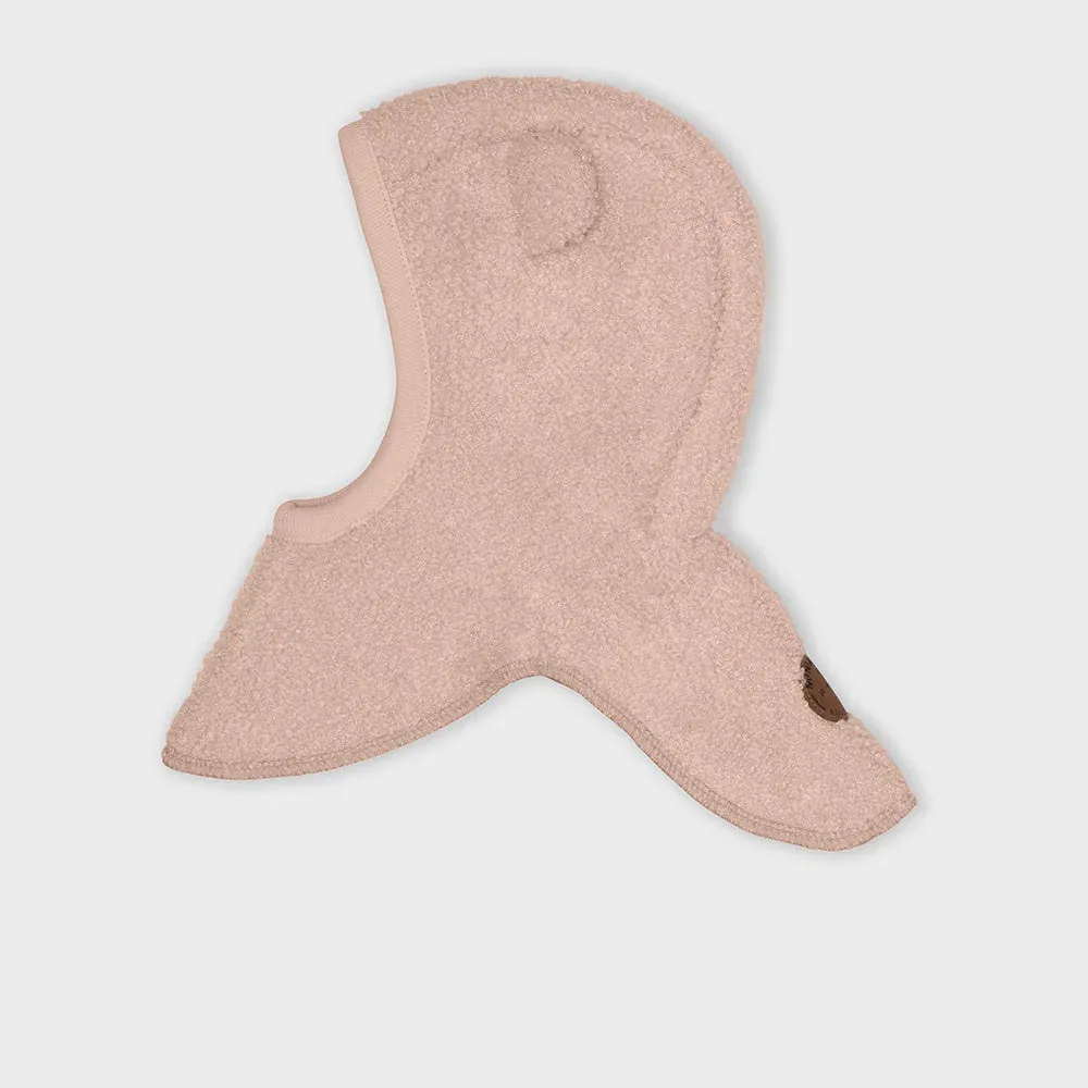 MINI A TURE - Jeffi Teddyfleece Elephant Hood - Rose Dust