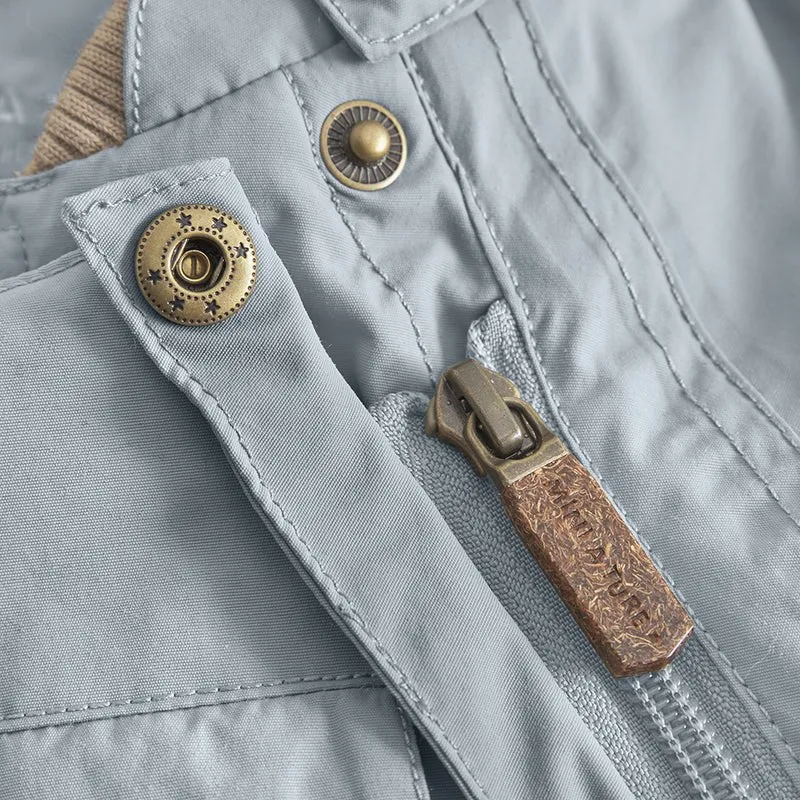 Mini A Ture - Wisti fleece lined snowsuit - Citadel blue