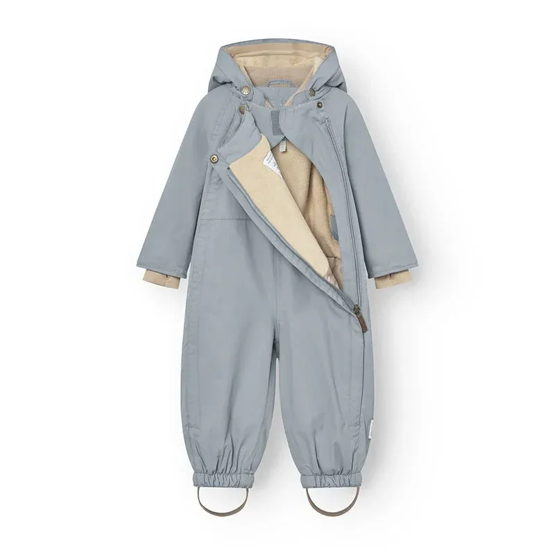 Mini A Ture - Wisti fleece lined snowsuit - Citadel blue