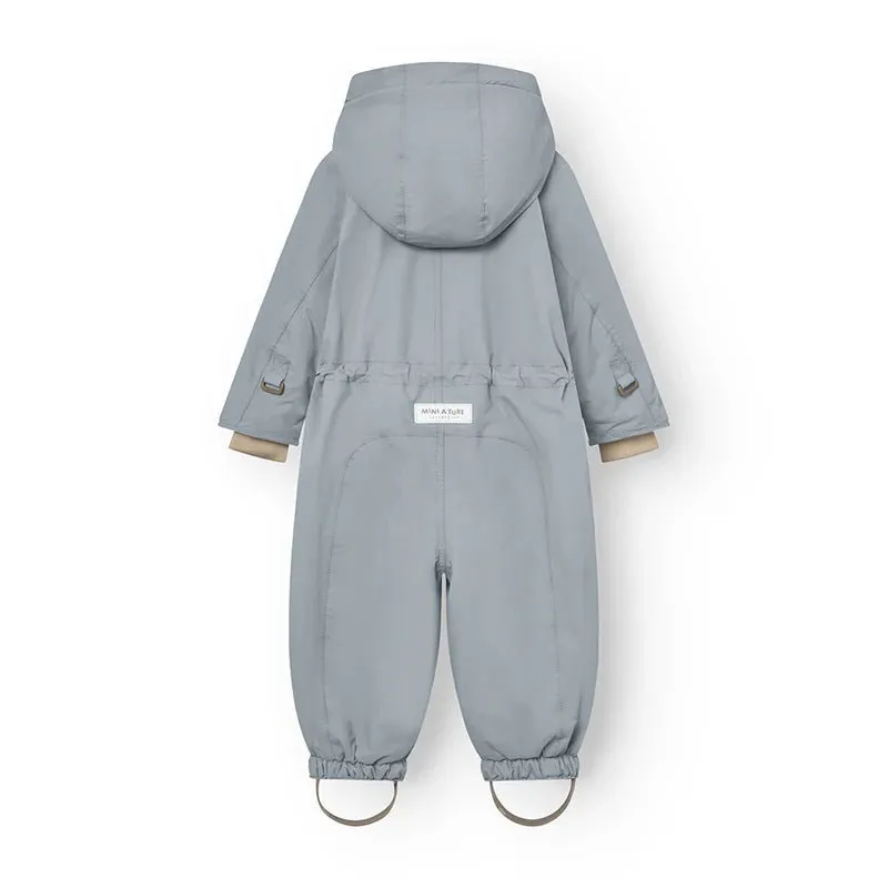 Mini A Ture - Wisti fleece lined snowsuit - Citadel blue