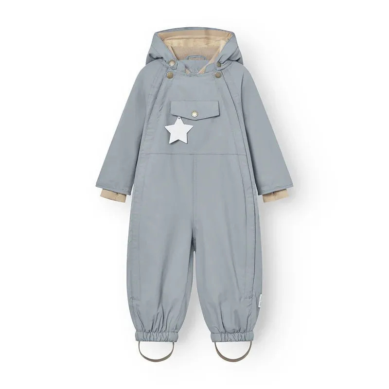 Mini A Ture - Wisti fleece lined snowsuit - Citadel blue