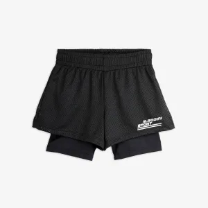 Mini Rodini | MR sport combined shorts- Black