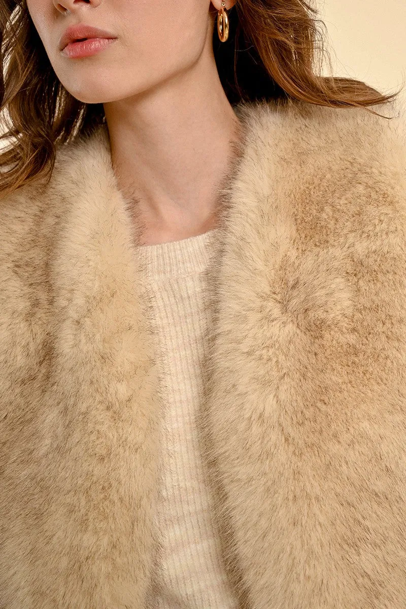 MIRA FAUX FUR VEST