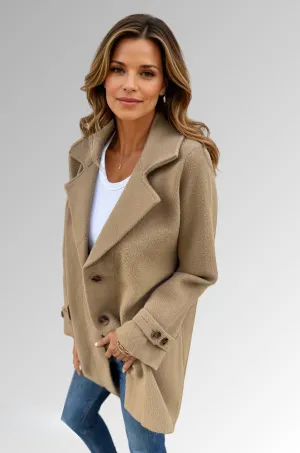 Miranda Cozy Coat - Chic Outerwear for Woman