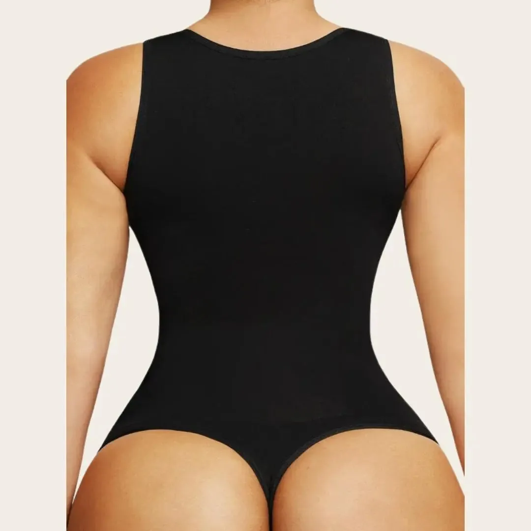 Mireille - Elegant High Neck Women's Shaping Bodysuit 1 1 free