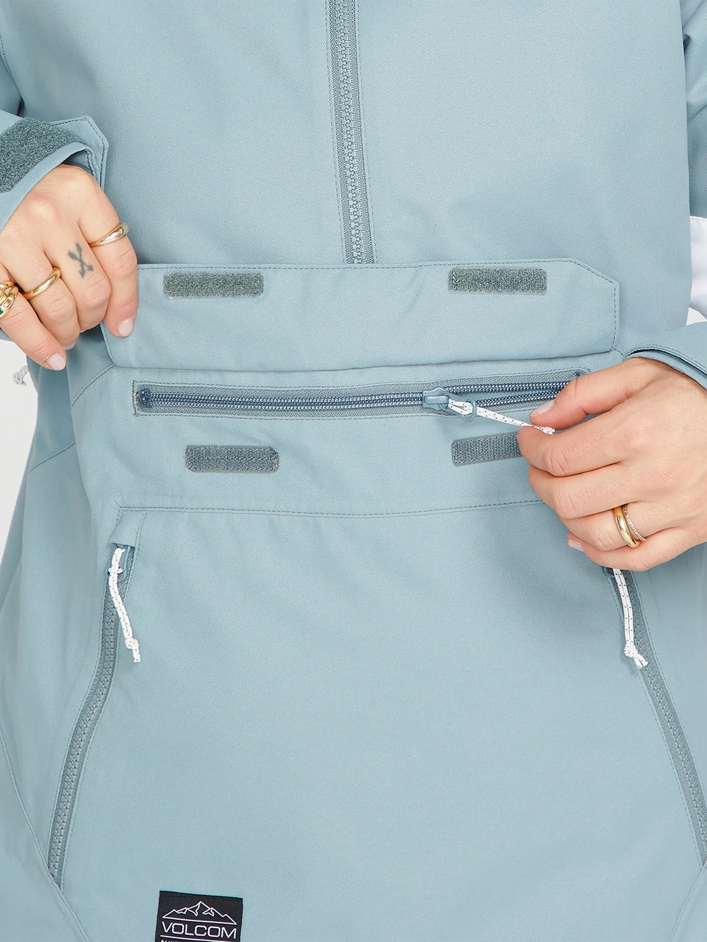 Mirror Pullover Jacket - Green Ash