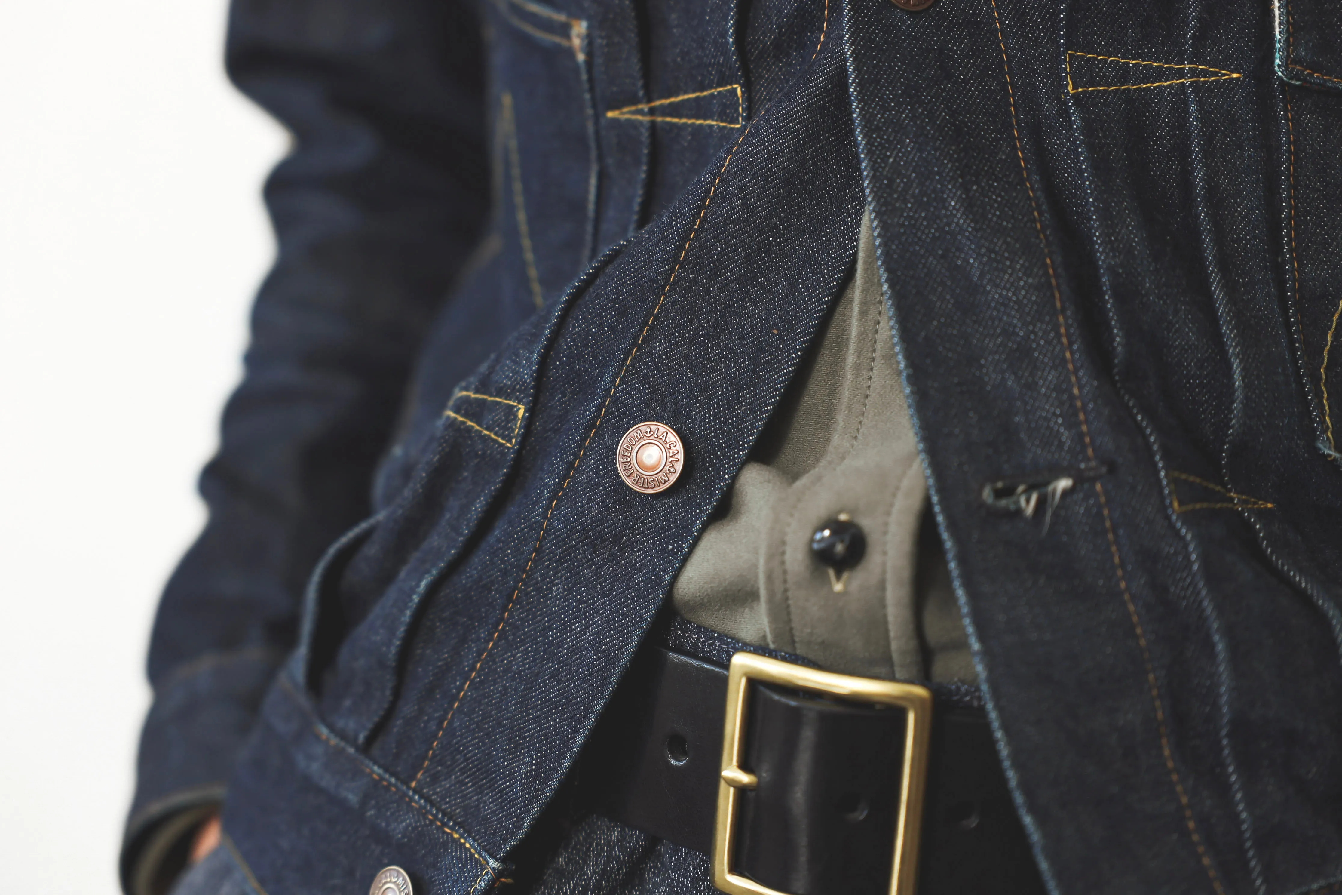 【MISTER FREEDOM】RANCH BLOUSE - SC66 DENIM / 旗艦一二代農場外套