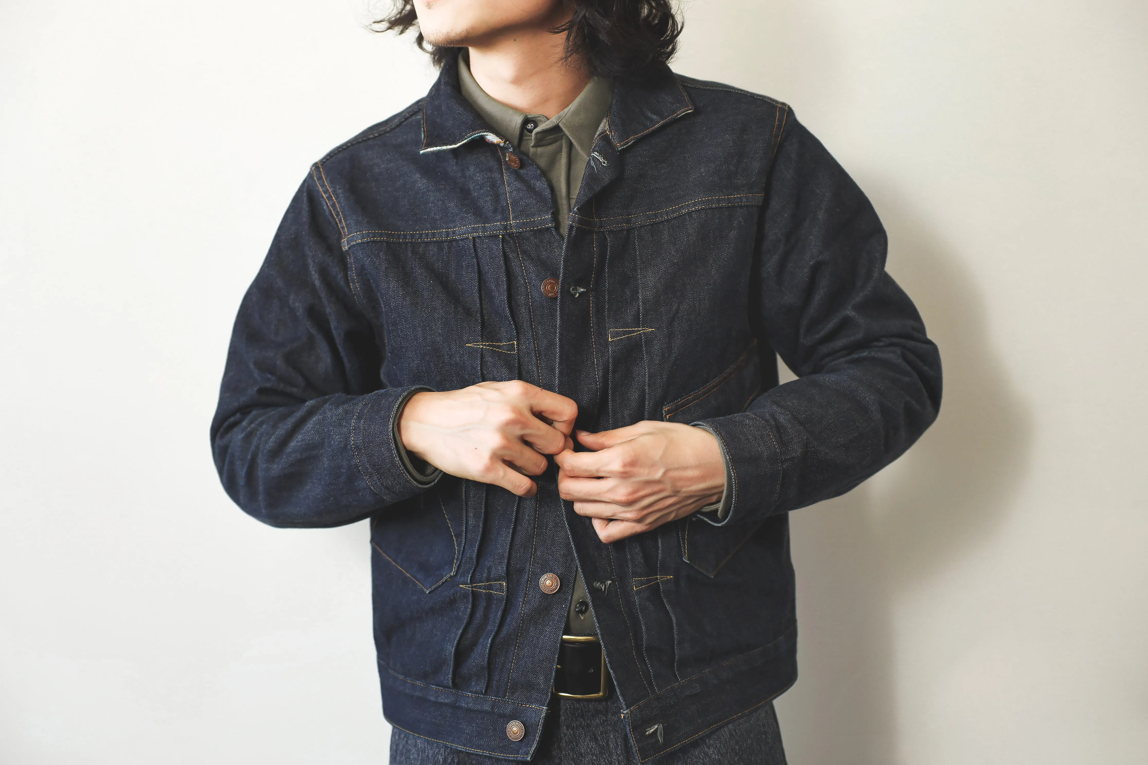 【MISTER FREEDOM】RANCH BLOUSE - SC66 DENIM / 旗艦一二代農場外套