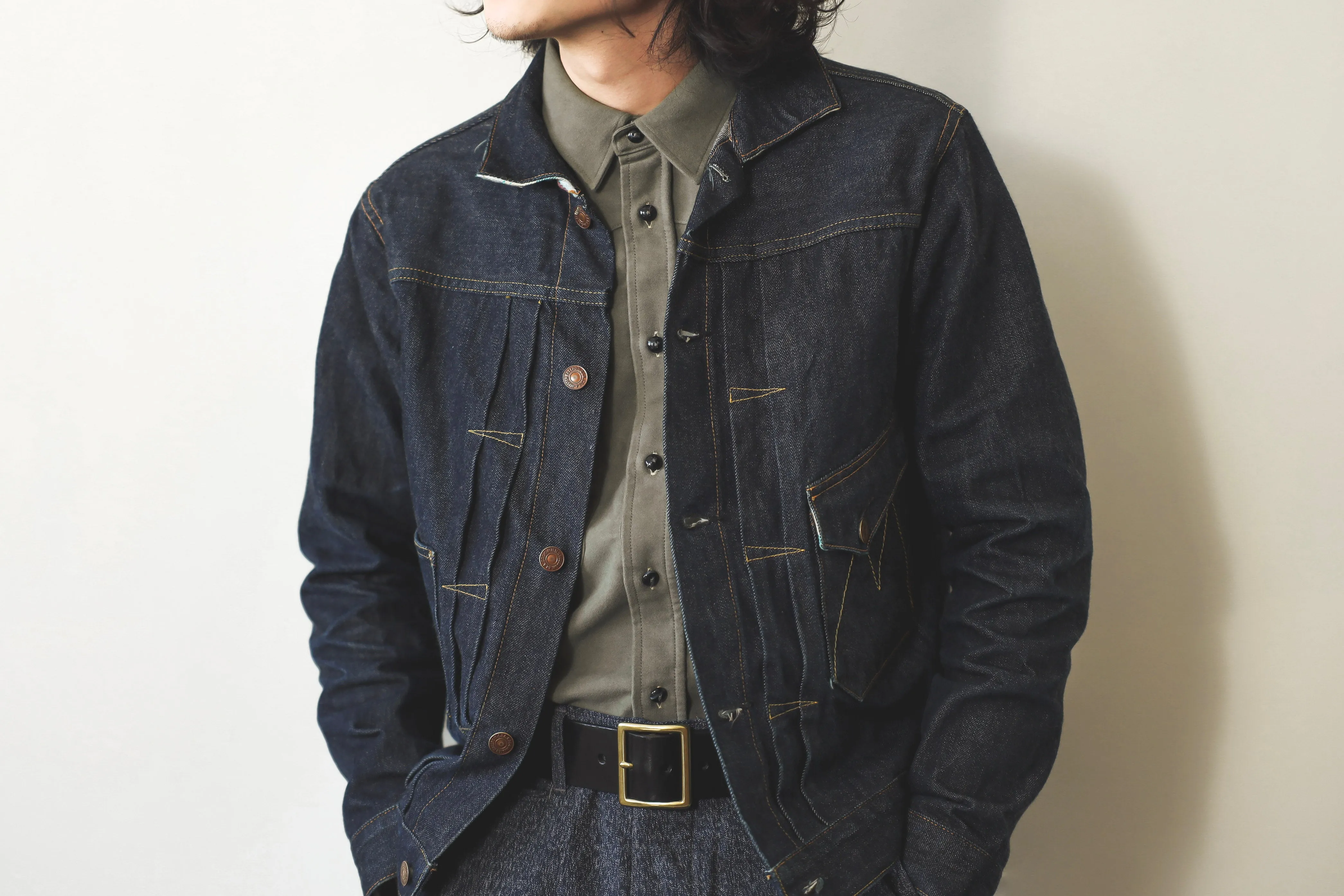 【MISTER FREEDOM】RANCH BLOUSE - SC66 DENIM / 旗艦一二代農場外套