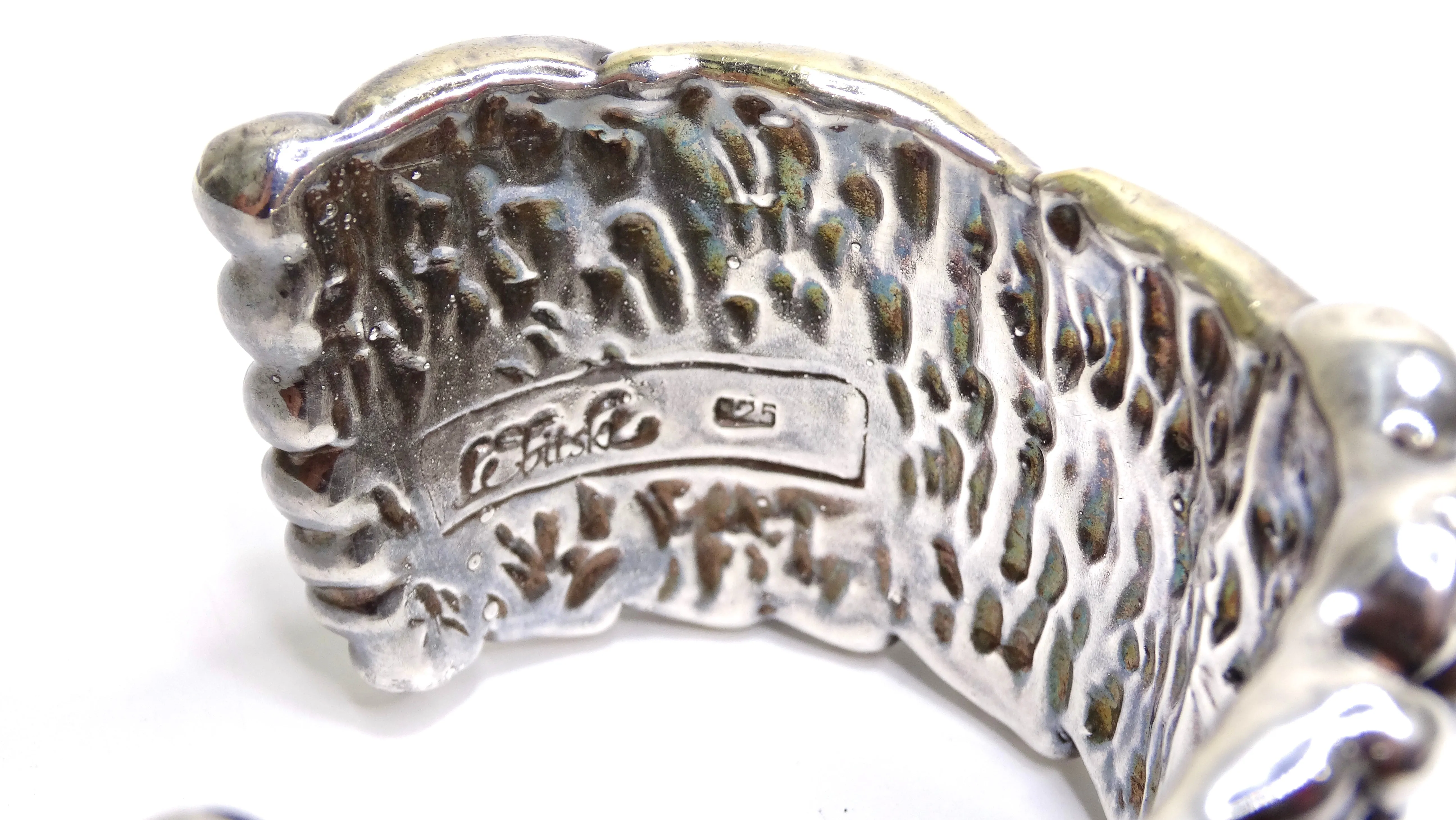 Mixed Metal Hollow Cuff