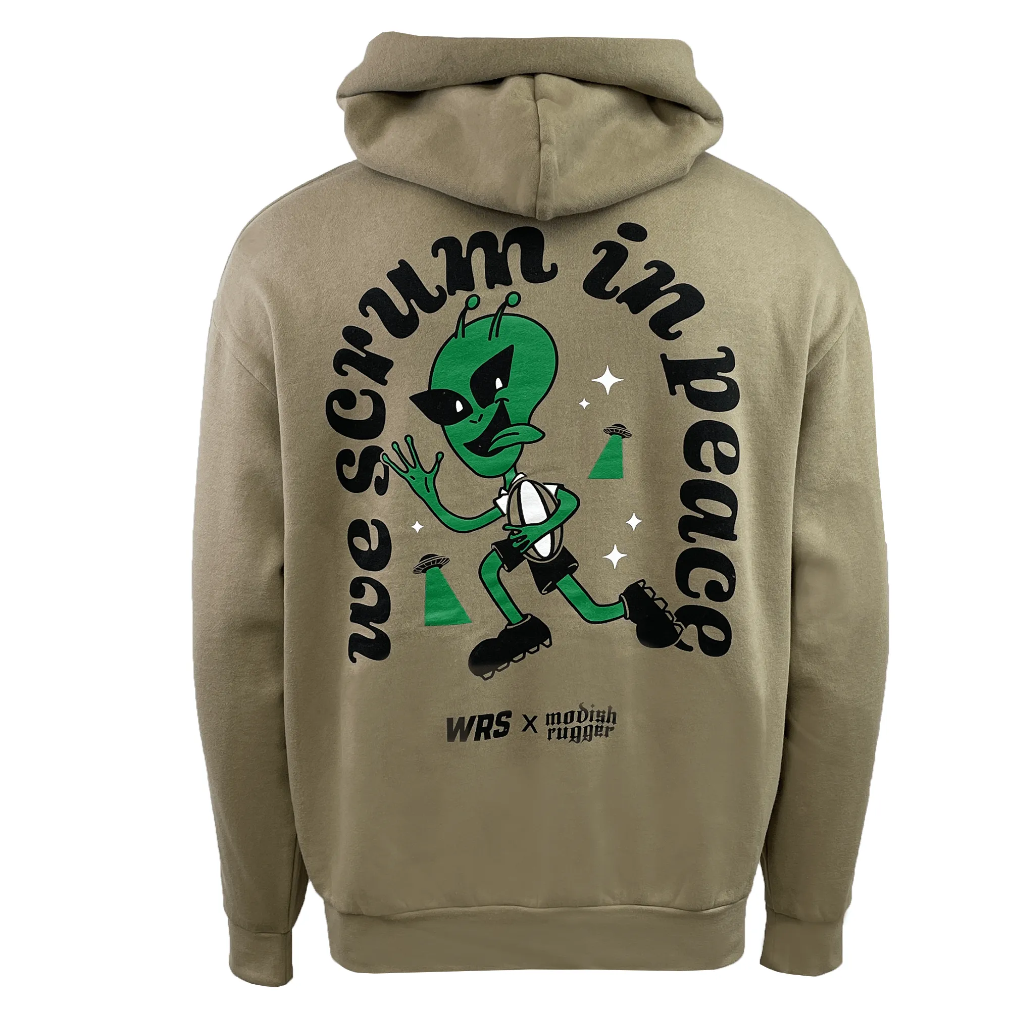 Modish Rugger Limited Edition "We Scrum in Peace" Pullover Hoodie