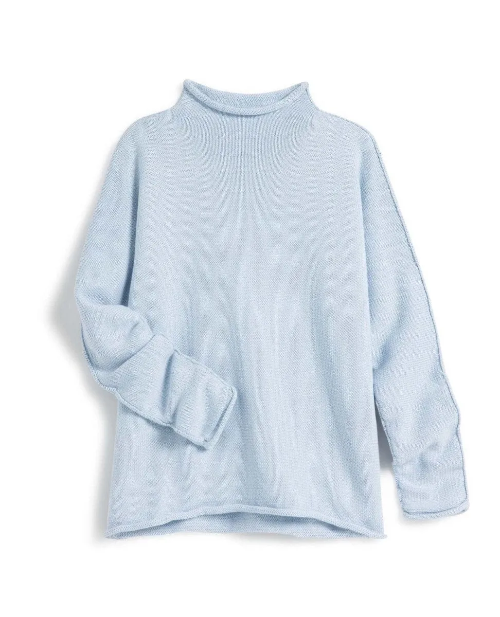 Monterey Cotton Sweater Ice Blue