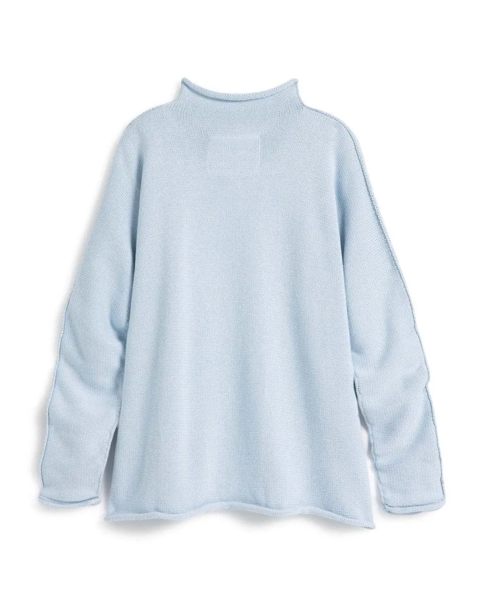 Monterey Cotton Sweater Ice Blue