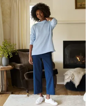 Monterey Cotton Sweater Ice Blue