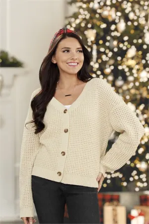 Mud Pie Kara Button Front Cardigan