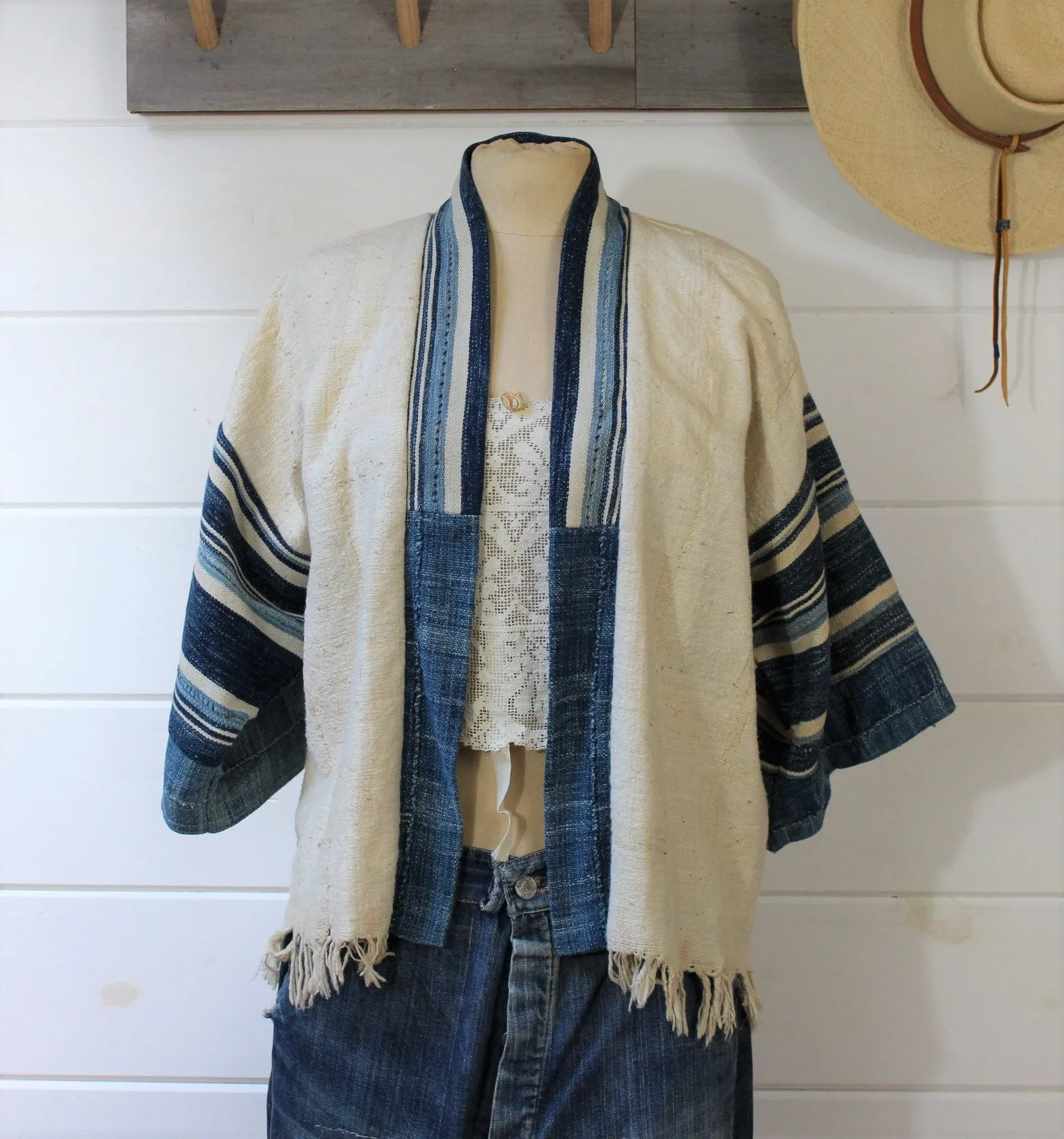 Natural   Indigo Haori Jacket