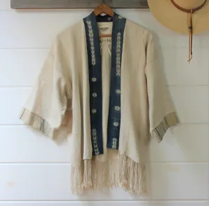 Natural   Indigo Shibori Jacket