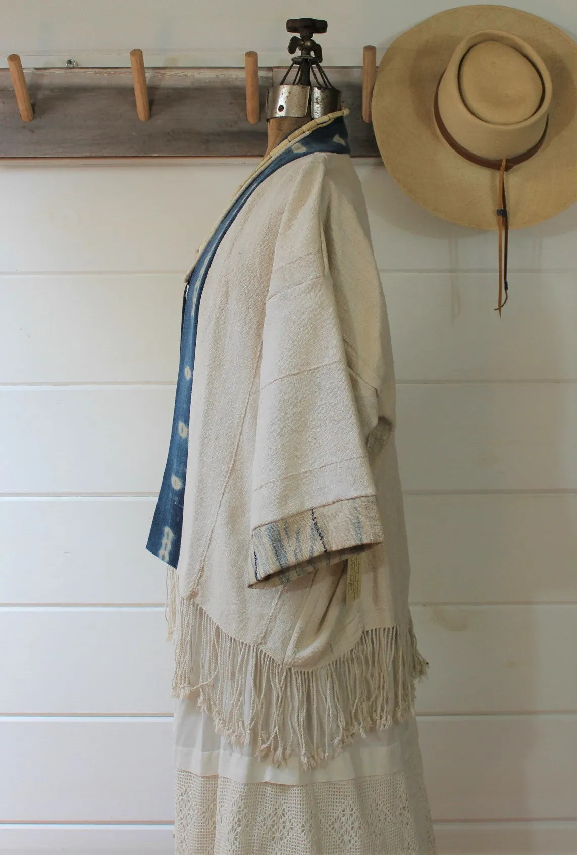 Natural   Indigo Shibori Jacket