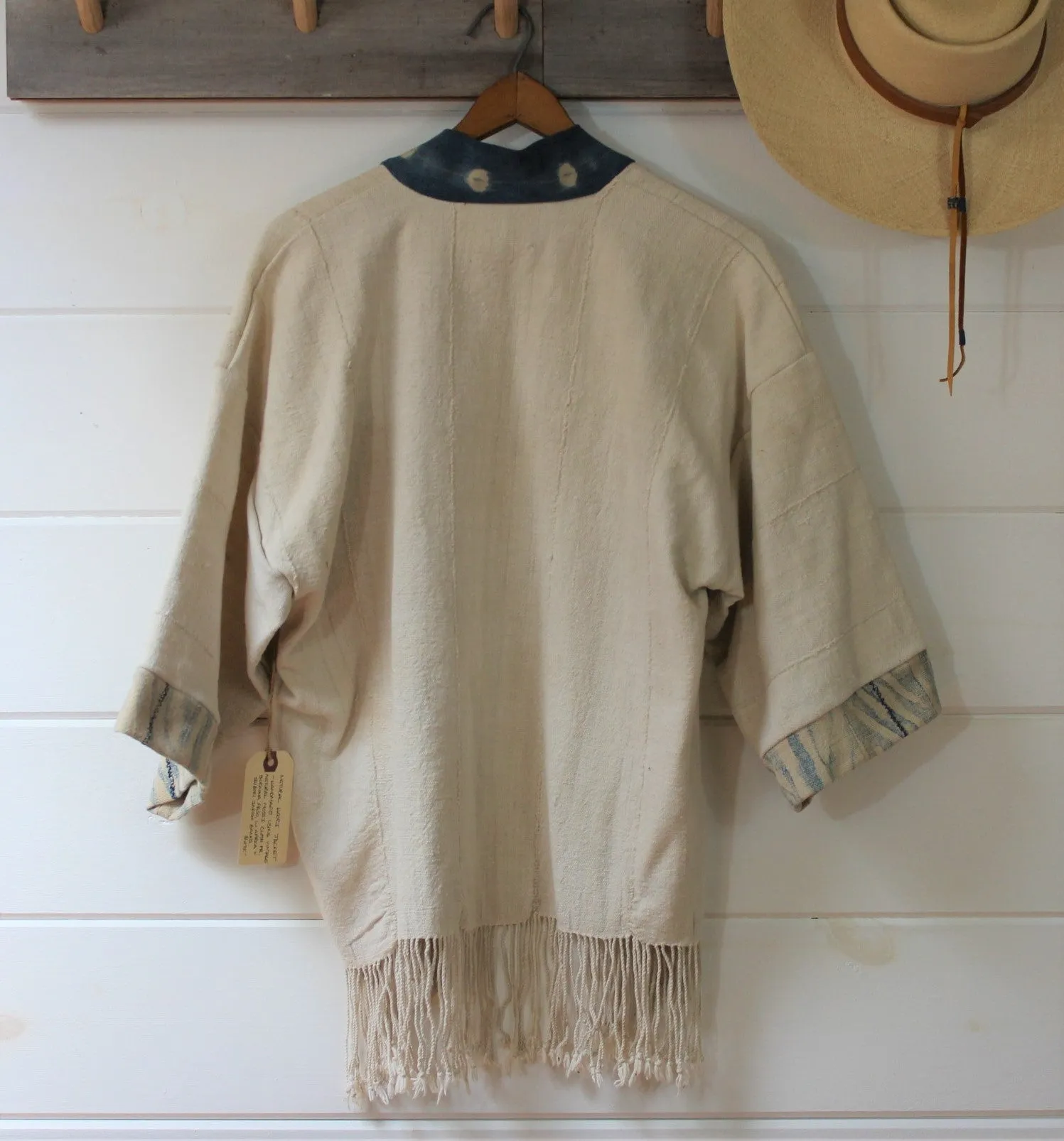 Natural   Indigo Shibori Jacket