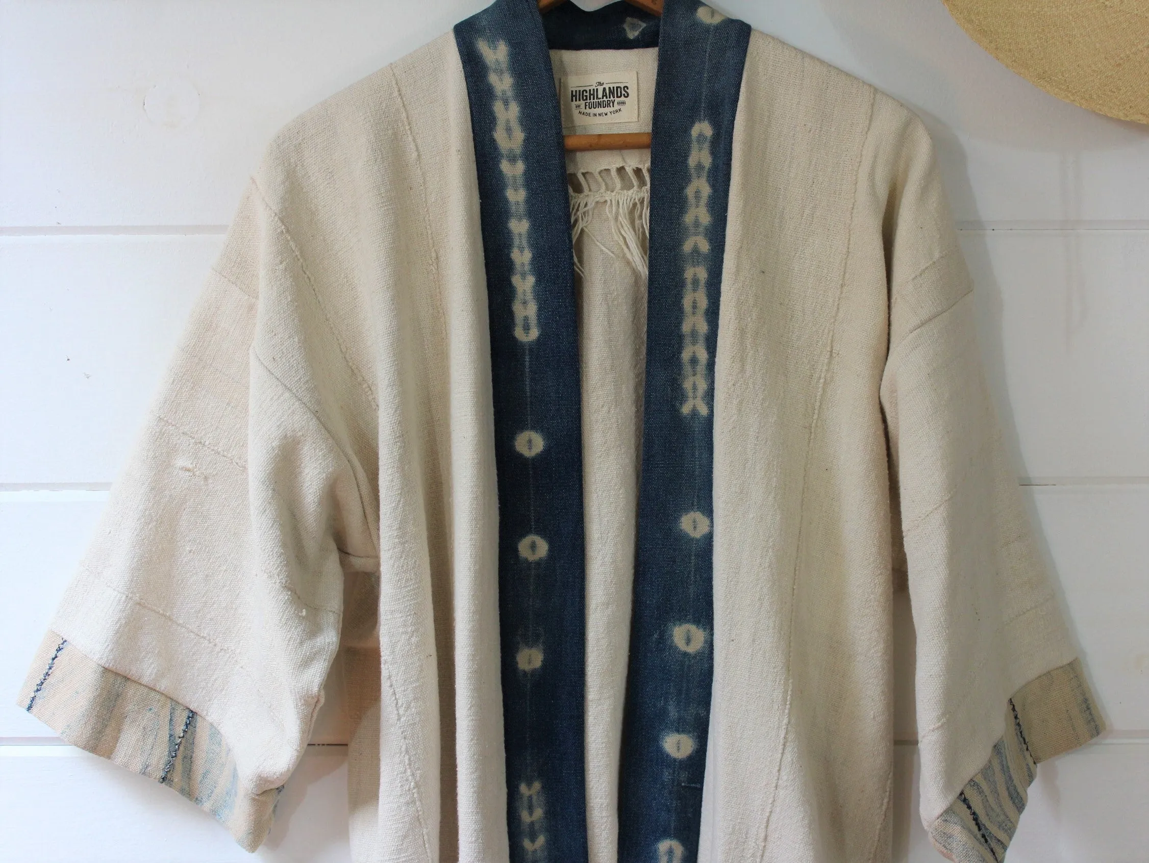 Natural   Indigo Shibori Jacket