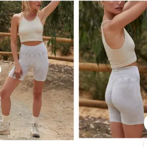 New! Free People Movement High-Waist Shorts – Size M/L