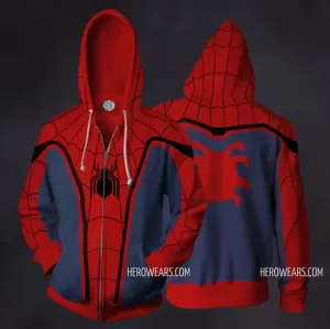 NEW Retails $72, Spider-man Parker Home MK1 Zipper Hoodie, Sz XL