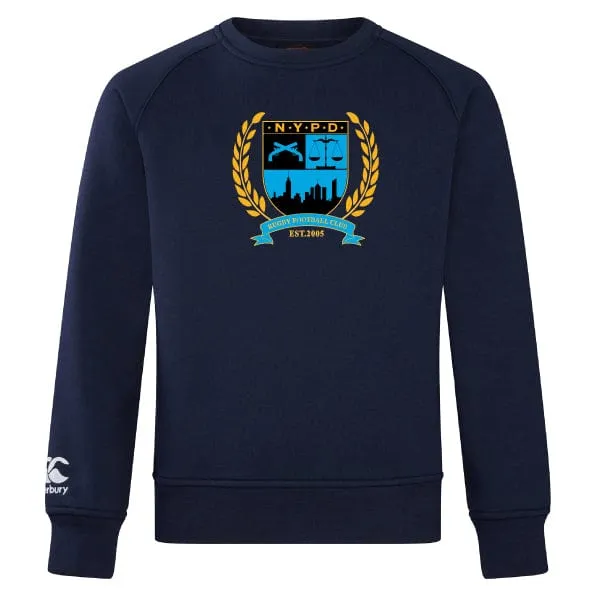 New York Police Dept. Rugby Club Crew Sweatshirt by Canterbury