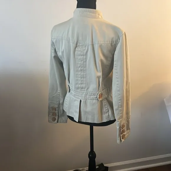 Nine West Cropped Cotton Blazer, sz M