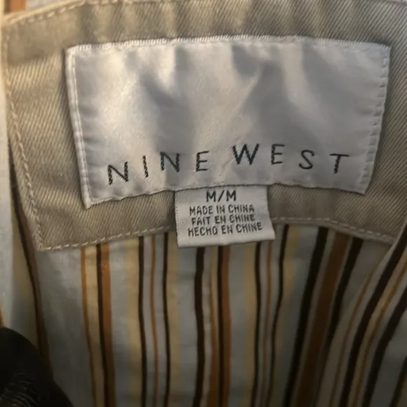 Nine West Cropped Cotton Blazer, sz M