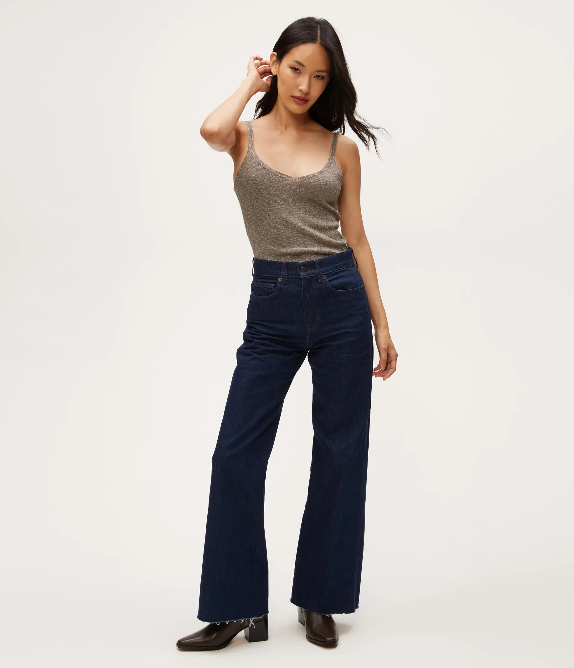 Nomi Metallic Sweater Camisole