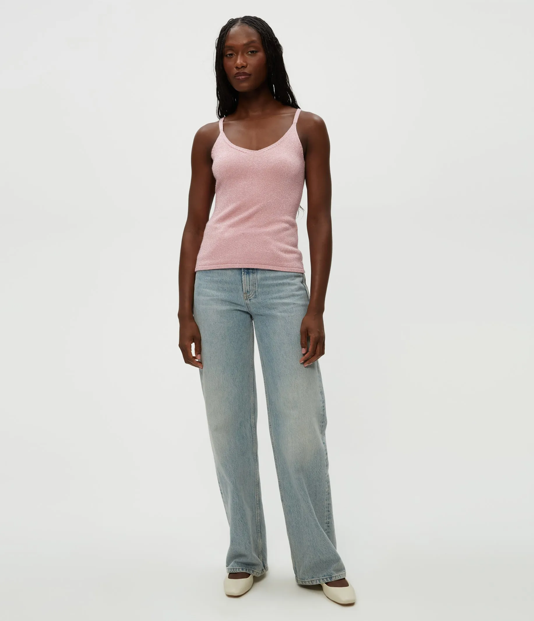 Nomi Metallic Sweater Camisole