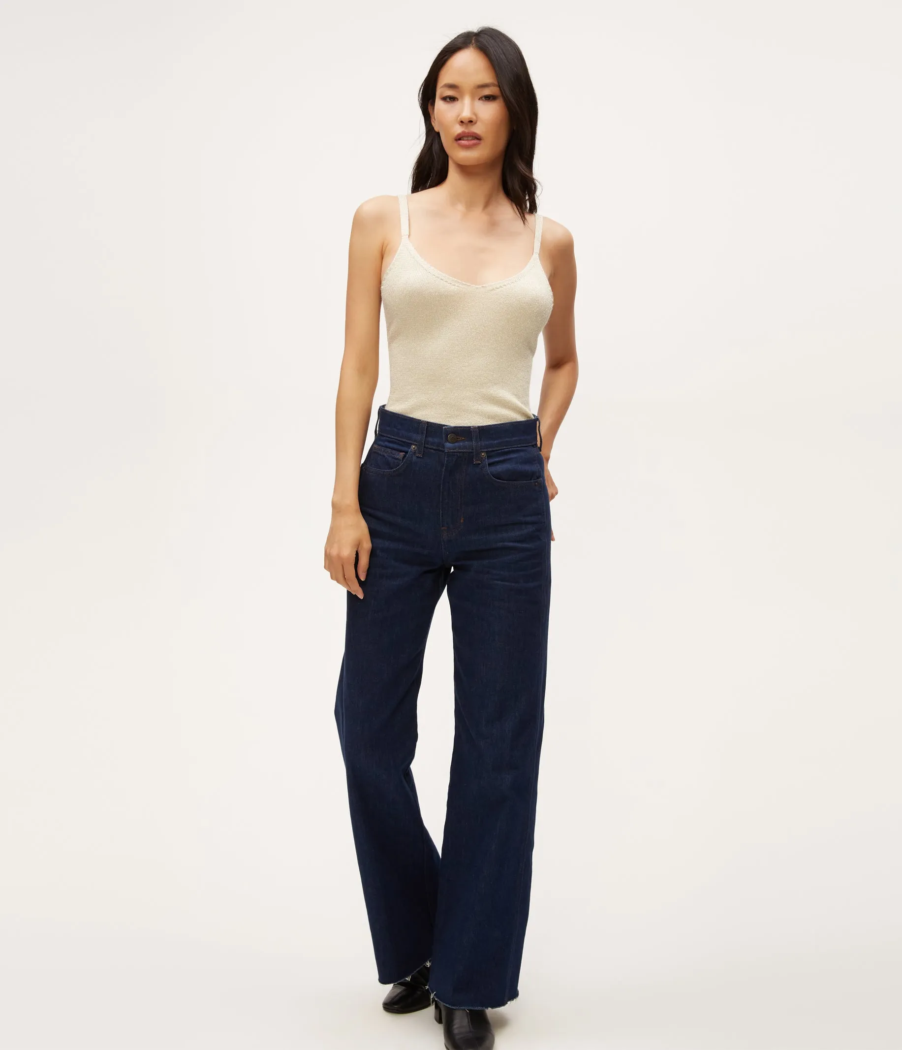 Nomi Metallic Sweater Camisole