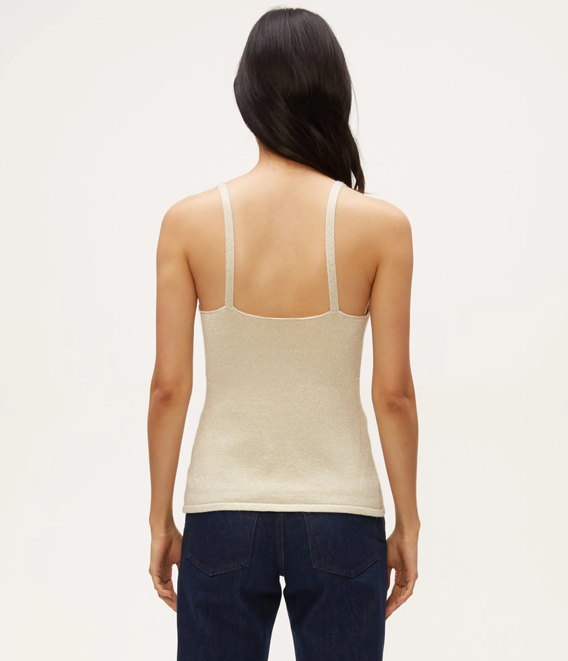 Nomi Metallic Sweater Camisole