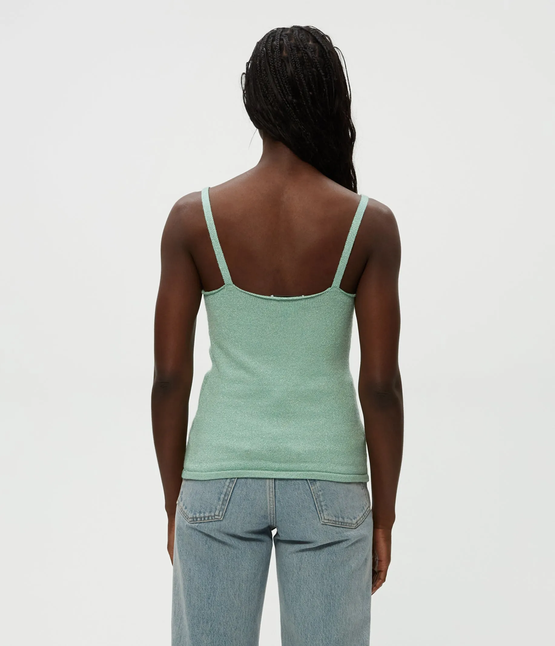 Nomi Metallic Sweater Camisole